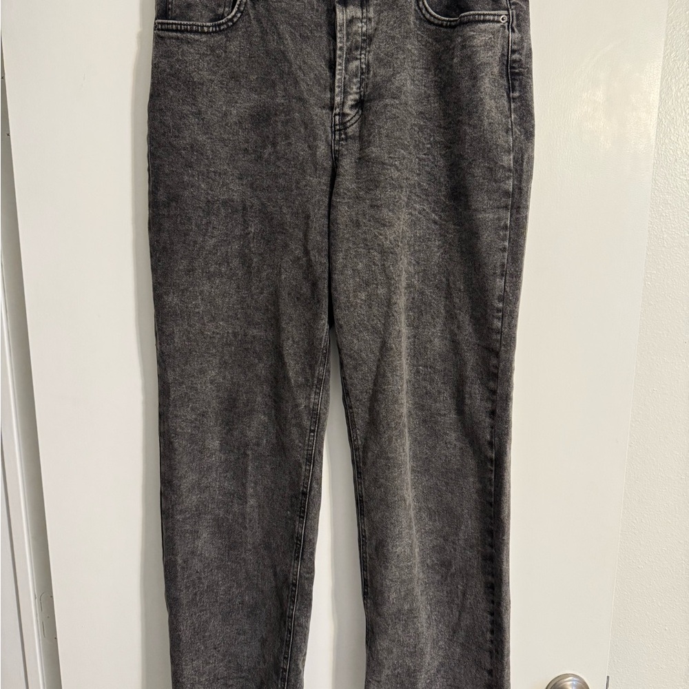 Wild fable dark wash straight leg high rise jeans